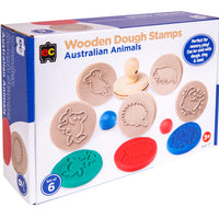 EC - Wooden Dough Stamps Assorted Styles