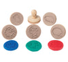 EC - Wooden Dough Stamps Assorted Styles