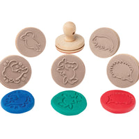 EC - Wooden Dough Stamps Assorted Styles
