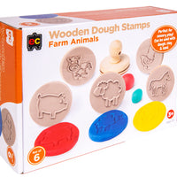 EC - Wooden Dough Stamps Assorted Styles