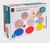 EC - Wooden Dough Stamps Assorted Styles