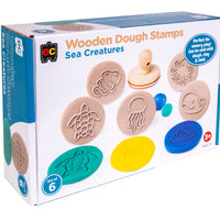 EC - Wooden Dough Stamps Assorted Styles