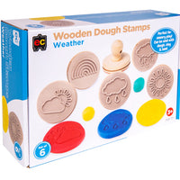 EC - Wooden Dough Stamps Assorted Styles
