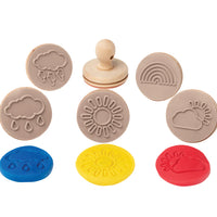 EC - Wooden Dough Stamps Assorted Styles