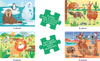 LCBF - 4-in-1 Puzzle Set Animals of the World