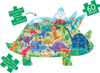 LCBF - Shaped Floor Puzzle Dinosaur Friends 60 piece
