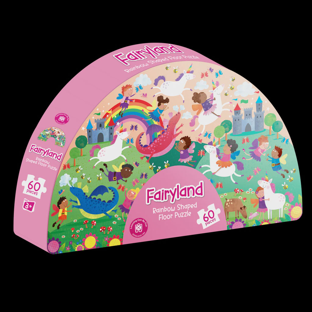 LCBF - Shaped Floor Puzzle Fairyland 60 piece