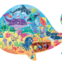 LCBF - Shaped Floor Puzzle Under the Sea 60 piece