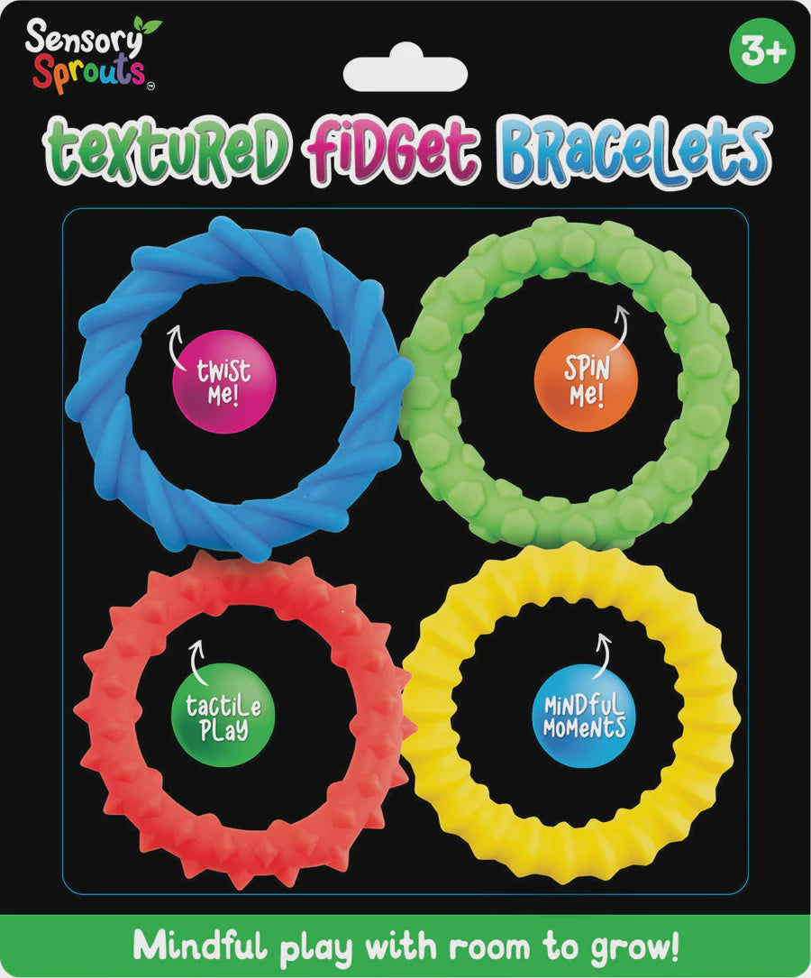 Sensory Sprouts - Textured Fidget Bracelets 4 piece | Little Wishes ...