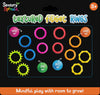 Sensory Sprouts - Textured Fidget Rings 12 piece