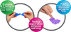 Sensory Sprouts - Textured Fidget Strips 8 piece