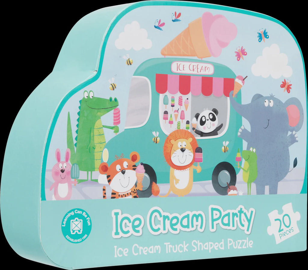 LCBF - Shaped Puzzle Ice Cream Party Truck 20 piece