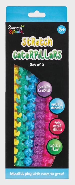 Sensory Sprouts - Stretch Caterpillars 5 piece