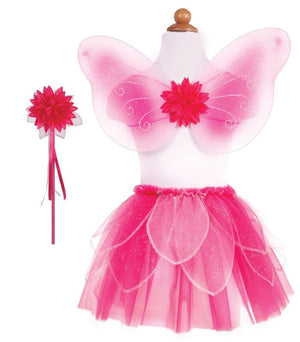Great Pretenders - Skirt with Wings Set Pink Fancy Flutter