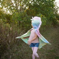 Great Pretenders - Reversible Rainbow Unicorn Dragon Cape