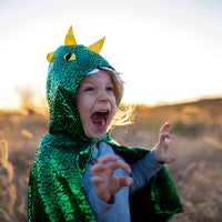 Great Pretenders - Hooded Cape Metallic Dragon