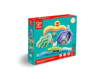 Hape - Nature Scene Stacking Blocks