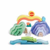 Hape - Nature Scene Stacking Blocks