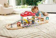 Hape - Portable Train Station Set