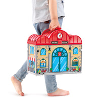 Hape - Portable Train Station Set