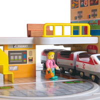 Hape - Portable Train Station Set