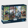 House of Puzzles - Puzzle 4 x 500 piece Steaming Along
