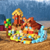 MiniBlox - Magnetic Building Cubes 100 piece Happy Farm