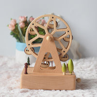 Woody Lands Crafts - Music Box Round Ferris Wheel