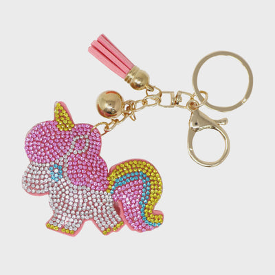 Pink Poppy - Bag Charm Unicorn