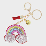 Pink Poppy - Bag Charm Rainbow