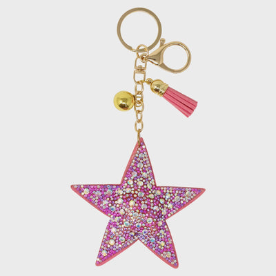 Pink Poppy - Bag Charm Star