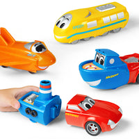 Popular Playthings - Magnetic Mix or Match Vehicles Junior Set 1