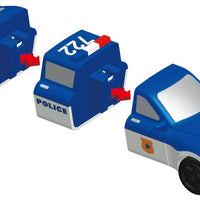 Popular Playthings - Magnetic Mix or Match Vehicles Police