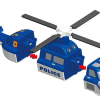 Popular Playthings - Magnetic Mix or Match Vehicles Police