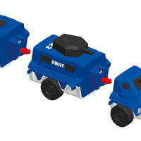 Popular Playthings - Magnetic Mix or Match Vehicles Police