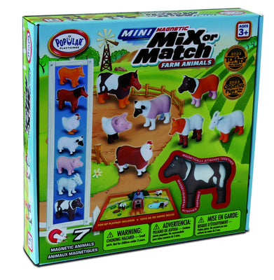 Popular Playthings - Magnetic Mix or Match Mini Farm Animals