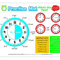 LCBF - Practise Mat What's the Time?