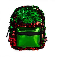 MDI - Booboo Mini Backpack Sequin Green & Red