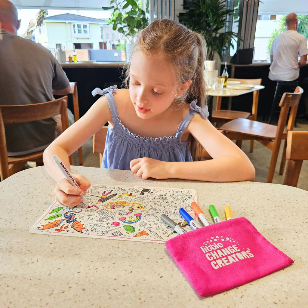 Little Change Creators - Re-Fun-Able Pocket Reusable Colouring Set Mag ...