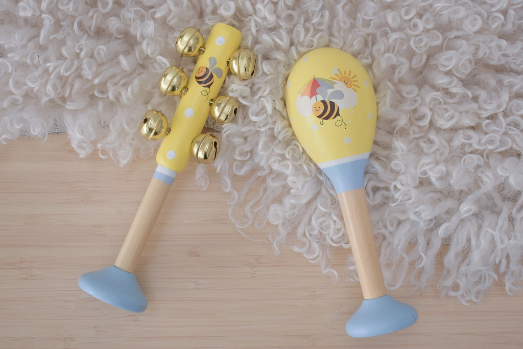 Koala Dream - Music Set 2 piece Buzzy Days Maraca & Bell Stick
