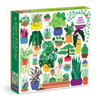 Mudpuppy - Puzzle 500 piece Happy Plants