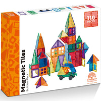 Learn & Grow Toys - Magnetic Tiles Builders Pack 110 piece