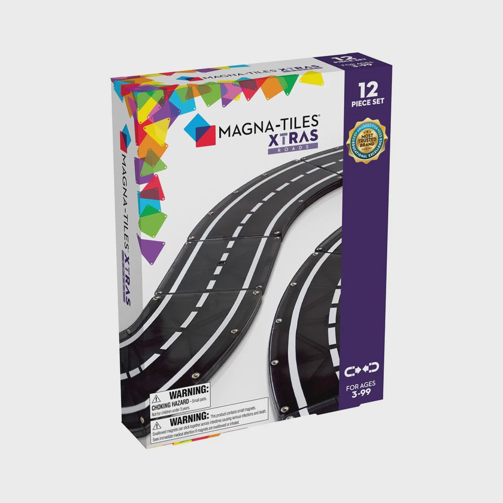 Magna-Tiles - XTRAS Roads 12 piece