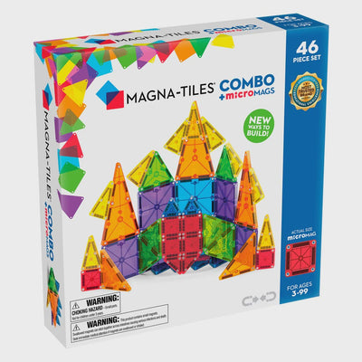 Magna-Tiles - Combo + MicroMags 46 piece