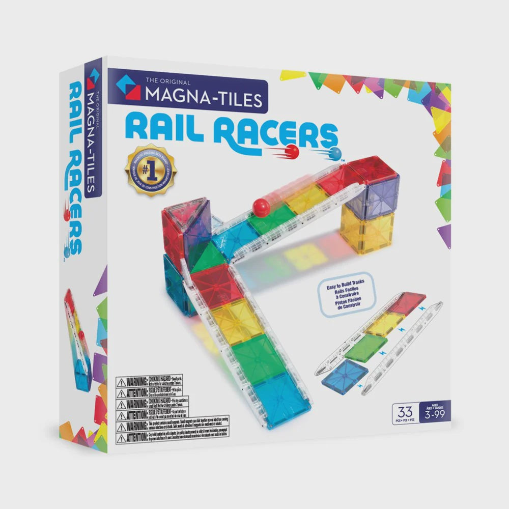 Magna-Tiles - Rail Racers 33 piece
