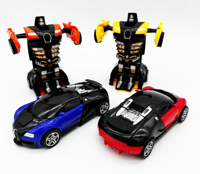 Bugatti Transforming Robot Car