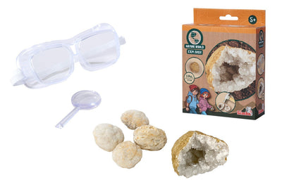 Nature World Explorer - Geodes 5 piece with Accessories