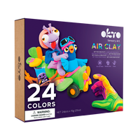 Okto Clay - Sensory Art 24 Colors Air Clay Creativity Set