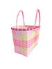 Nibbanah - Recycled Plastic Basket Adult Rectangle Assorted Colours