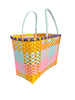 Nibbanah - Recycled Plastic Basket Adult Rectangle Assorted Colours